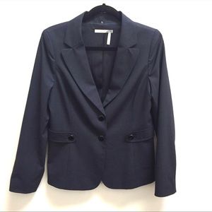 Classiques entier navy blue classy modern classic blazer jacket Nordstrom M